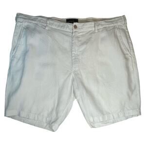 Jos. A. Bank Reserve White Linen Shorts Men’s Size 42 Luxury Summer Tailored Fit